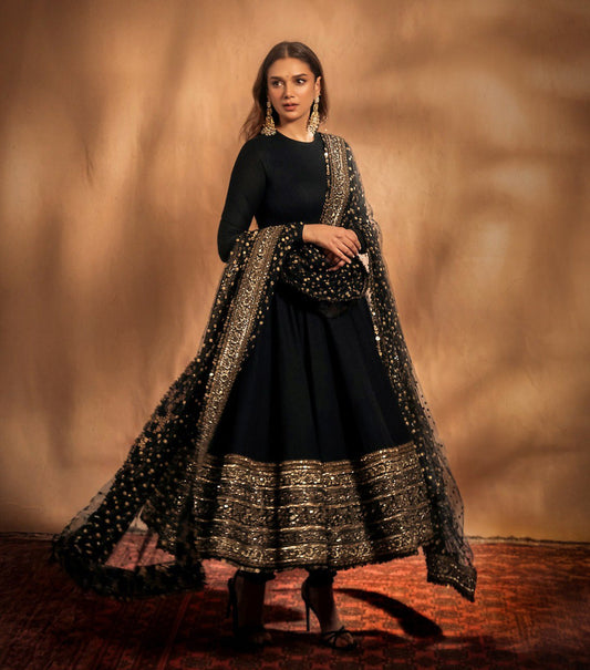ADITI'S BLACK ELEGANCE ENSEMBLE
