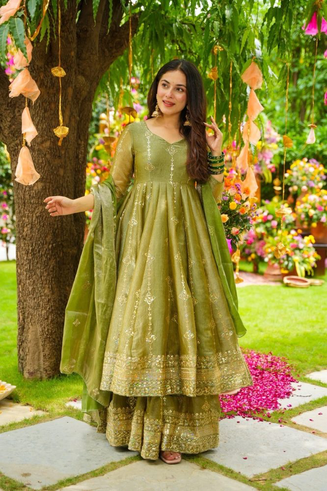 PAYAL SAGE SUIT SET