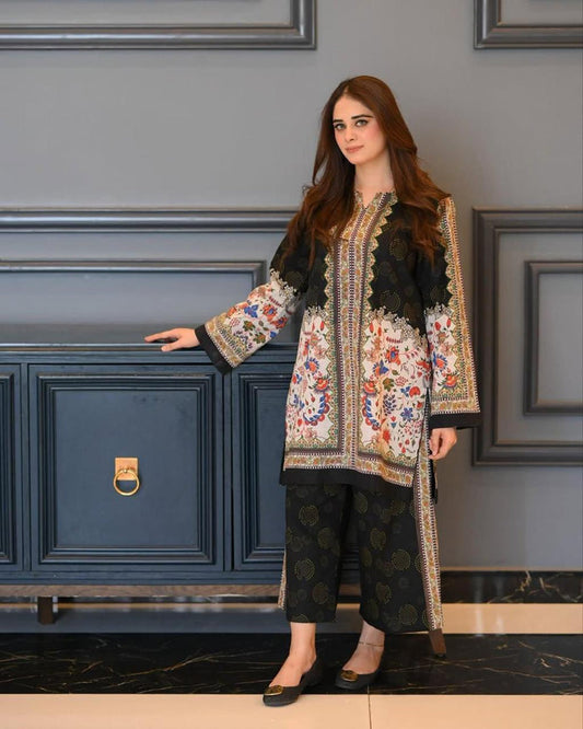 Noor Designer Kurta Palazzo Suit Set